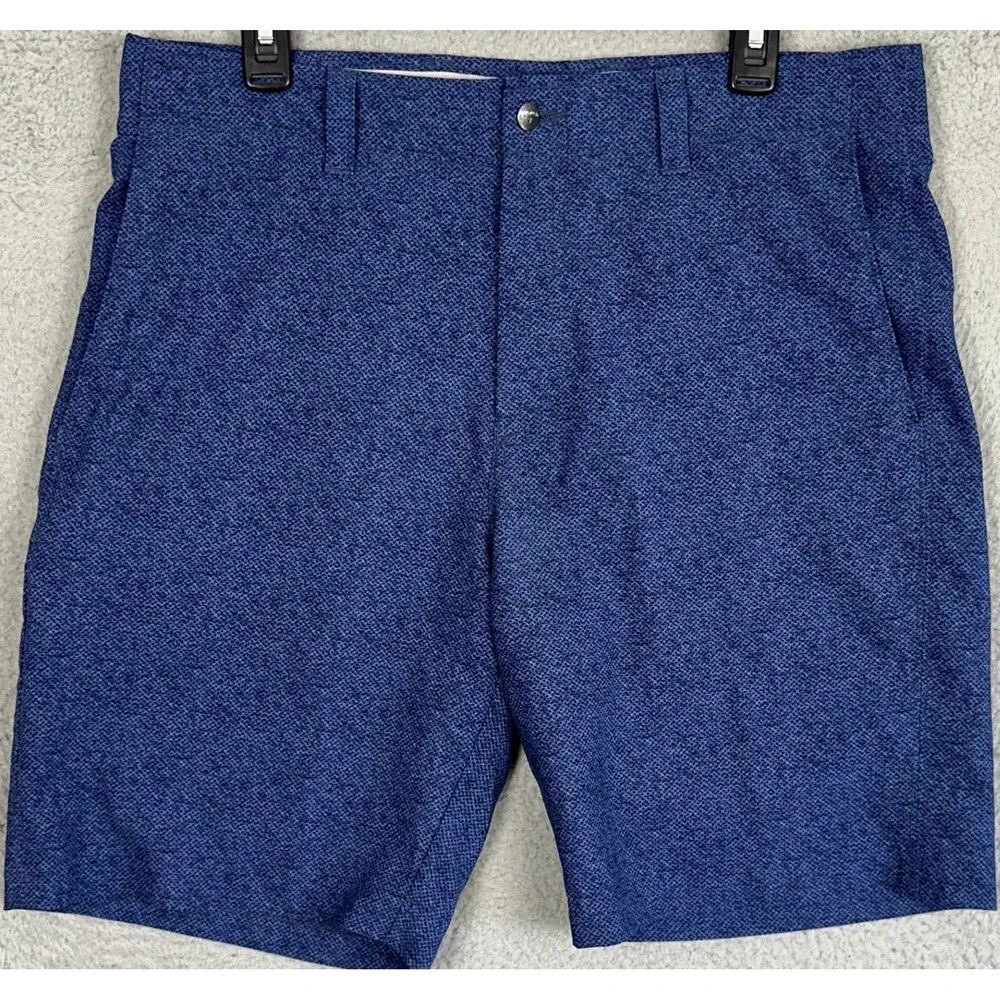 Callaway Shorts Mens 34 Blue Opti-Dri Performance Golf Chino Textured Stretch